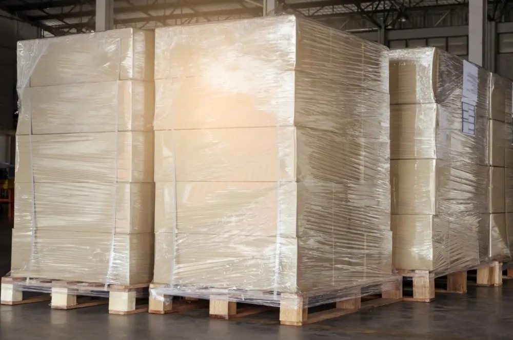 Stretch Film Pallet Export